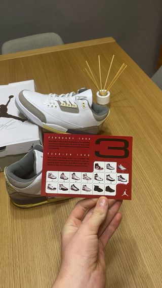 Jordan 3 Retro Blanco Gris