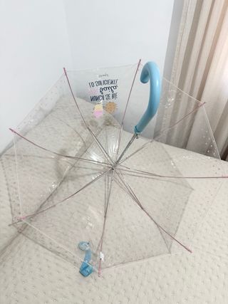Paraguas Transparente Mr. Wonderful Nuevo