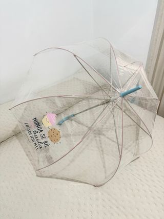 Paraguas Transparente Mr. Wonderful Nuevo
