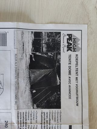 Tienda de campaña High Peak Montana 4