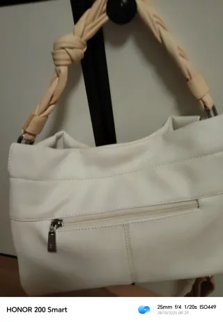 Bolso Beige y Blanco