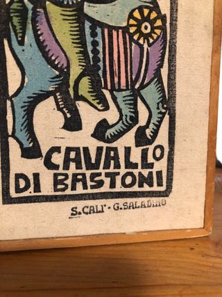 Quadro Tarocchi Legno Multicolore