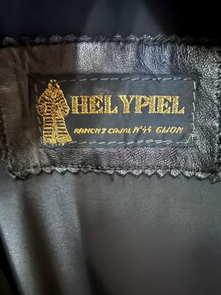 Abrigo de piel marrón talla 46 Largo auténtico