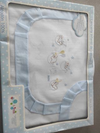 Juego Sábanas Coche/Capazo 3 Piezas