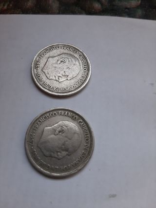 Monedas 5 Pesetas Franco 1957