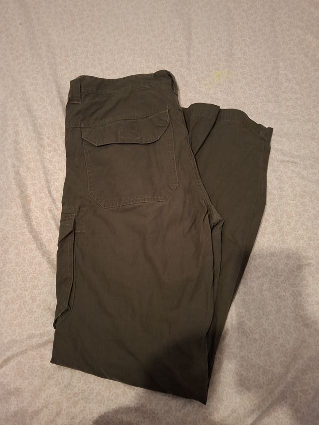 Pantalón Quechua Talla 46 Hombre Verde Oliva