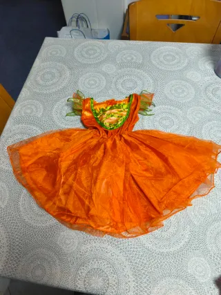 Disfraz naranja de calabaza