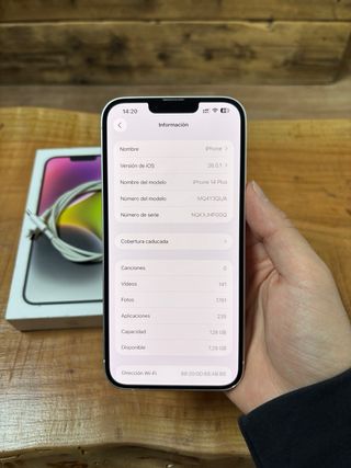 iPhone 14 Plus Blanco