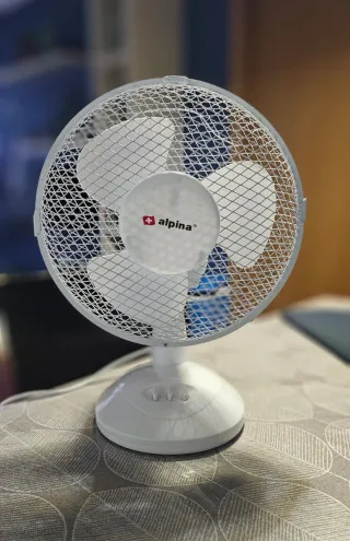 Ventilador Alpina blanco