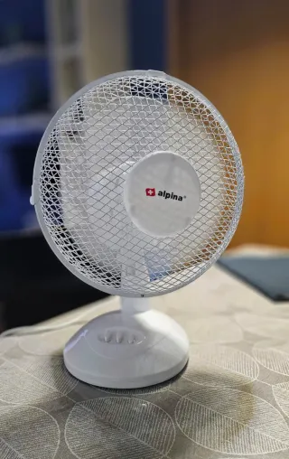 Ventilador Alpina blanco