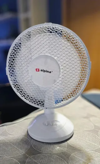 Ventilador Alpina blanco