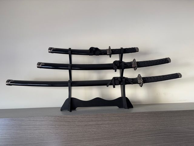 Set 3 Espadas Decorativas Samurai