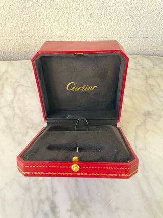 Estuche Cartier Rojo y Dorado