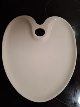 Bandeja Paleta Pintor  Blanca