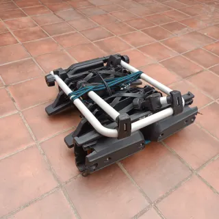 Portabicicletas plegable y basculante 2 bicis
