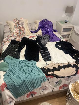 Lote de vestidos de fiesta