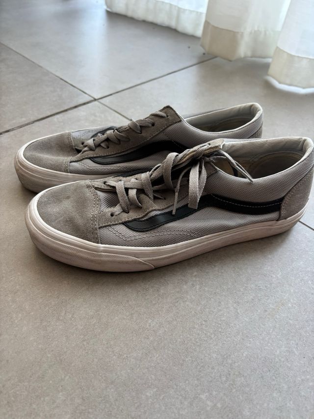 Zapatillas Vans Hombre Gris/Negro