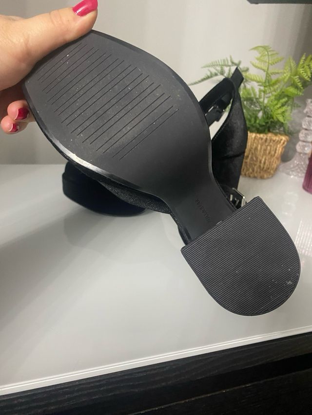 Zapatos plataforma Pull&Bear negros