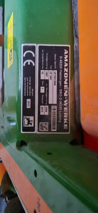 Pulverizador Amazone UF 1501