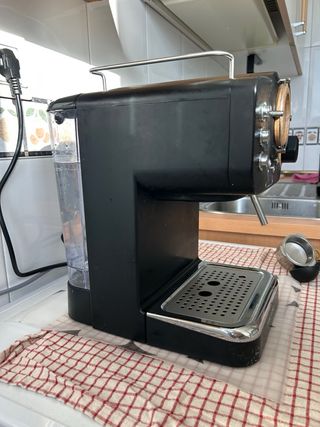 Cafetera espresso Create negro mate