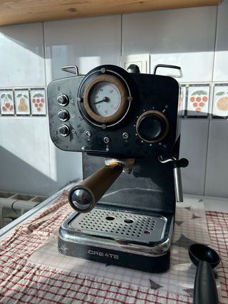 Cafetera espresso Create negro mate