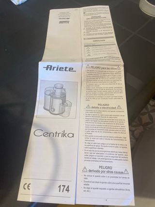 Centrifuga Ariete Centrika