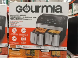 Freidora Doble Gourmia 9.4L