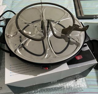 Raclette Princess con plancha y 6 sartenes