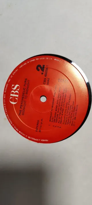 Vinilo Psychedelic Furs Midnight to Midnight