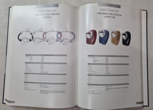 MONTBLANC catálogos Joyería (5 unidades)