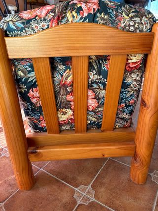 Sofá de 3 piezas estampado floral