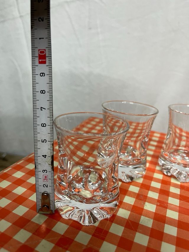 Set 4 Bicchieri da Liquore Cristallo