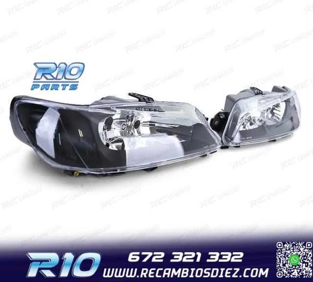FAROS PEUGEOT 306 97- NEGRO
