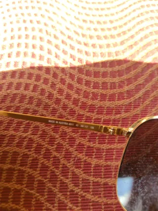 Gafas Dunhill Vintage Doradas Rosadas