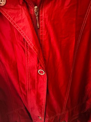 Chubasquero Rojo Talla XXXL