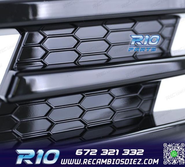 REJILLAS NIEBLA VOLKSWAGEN VW GOLF 7 12-17 LOOK  GTI NEGRO