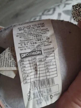 Patines Oxelo Rosas Talla 38