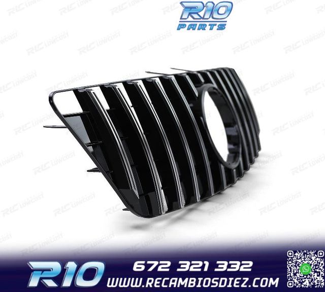 PARRILLA MERCEDES M ML W164 08-11 LOOK AMG NEGRO CROMO