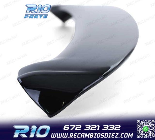 ALERON SPOILER VOLKSWAGEN VW POLO MK4 01-09 ABS NEGRO BRILLO