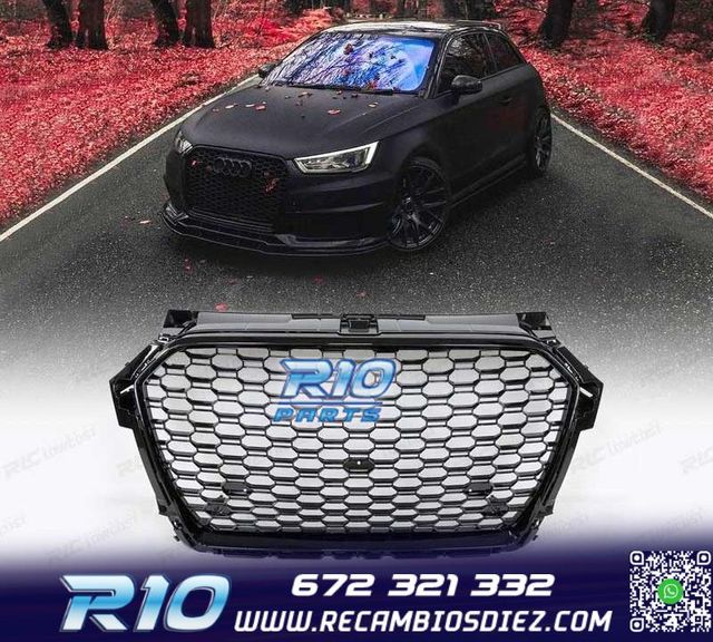 PARRILLA AUDI A1 15-18 LOOK RS