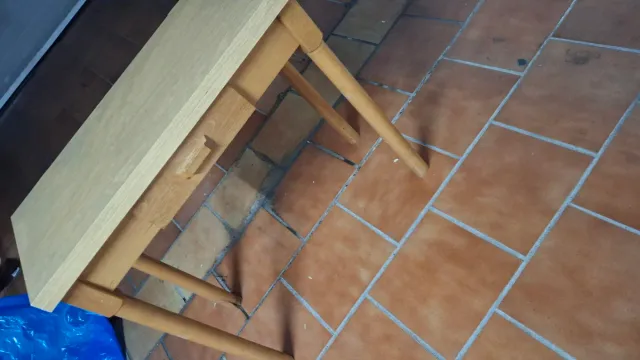 Mesa de cocina de madera