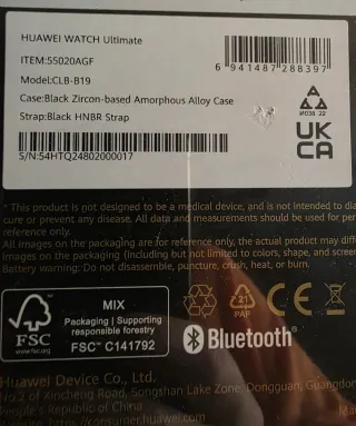 Huawei Watch Ultimate Negro 48mm PRECINTADO