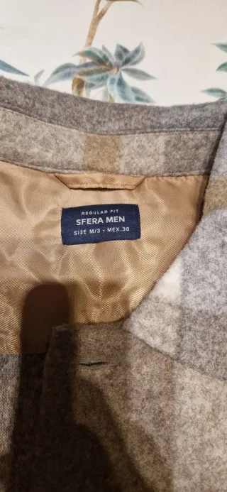 Sobrecamisa de paño cuadros Talla M