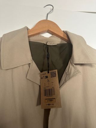 Gabardina Scalpers Beige Talla L