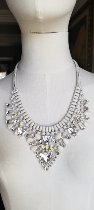 Collana Intrend Max Mara Argento Bianco