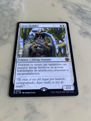 Carta Magic Gran Abolidor
