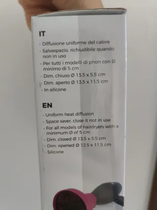 Diffusore silicone universale pieghevole