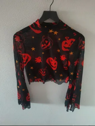 Top Halloween Calabazas Fantasmas Estrellas