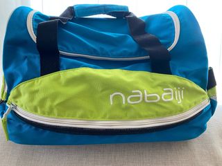 Bolsa de deporte Nabaiji azul y verde