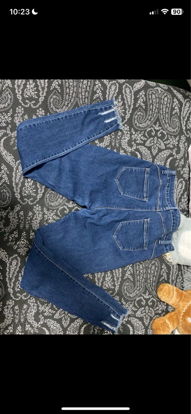 Vaqueros mujer desgastados